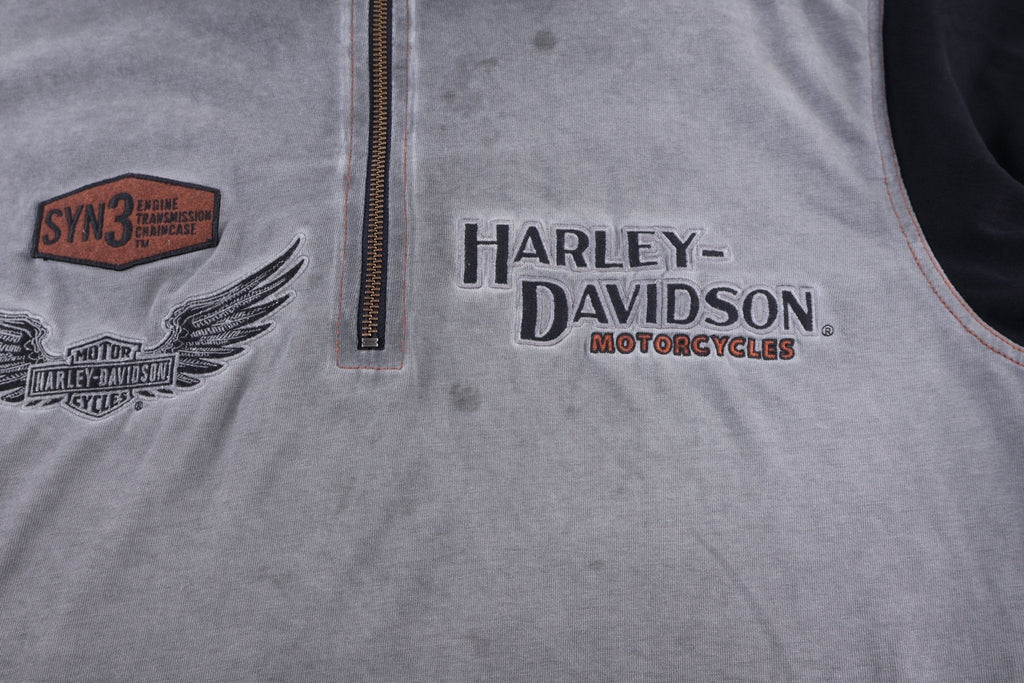 Harley Davidson Motorcycles Quarter Zip Pullover