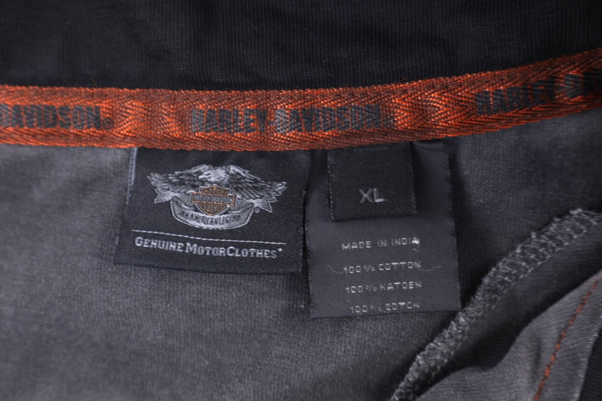 Harley Davidson Motorcycles Quarter Zip Pullover
