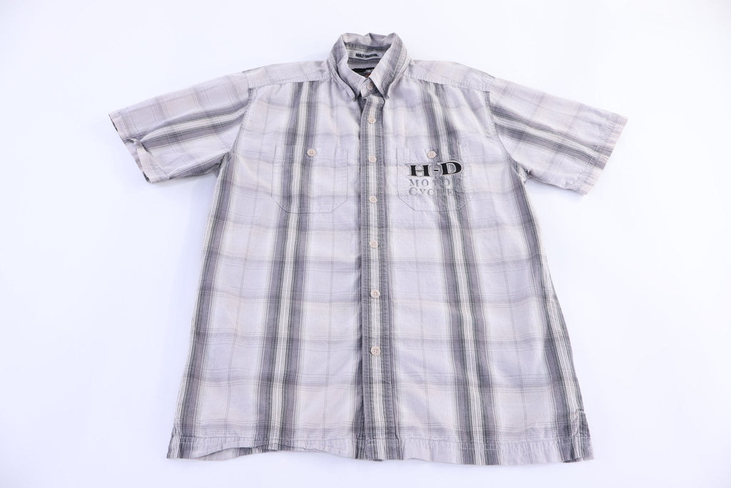 Harley Davidson Motorcycles Short Sleeve Button Down