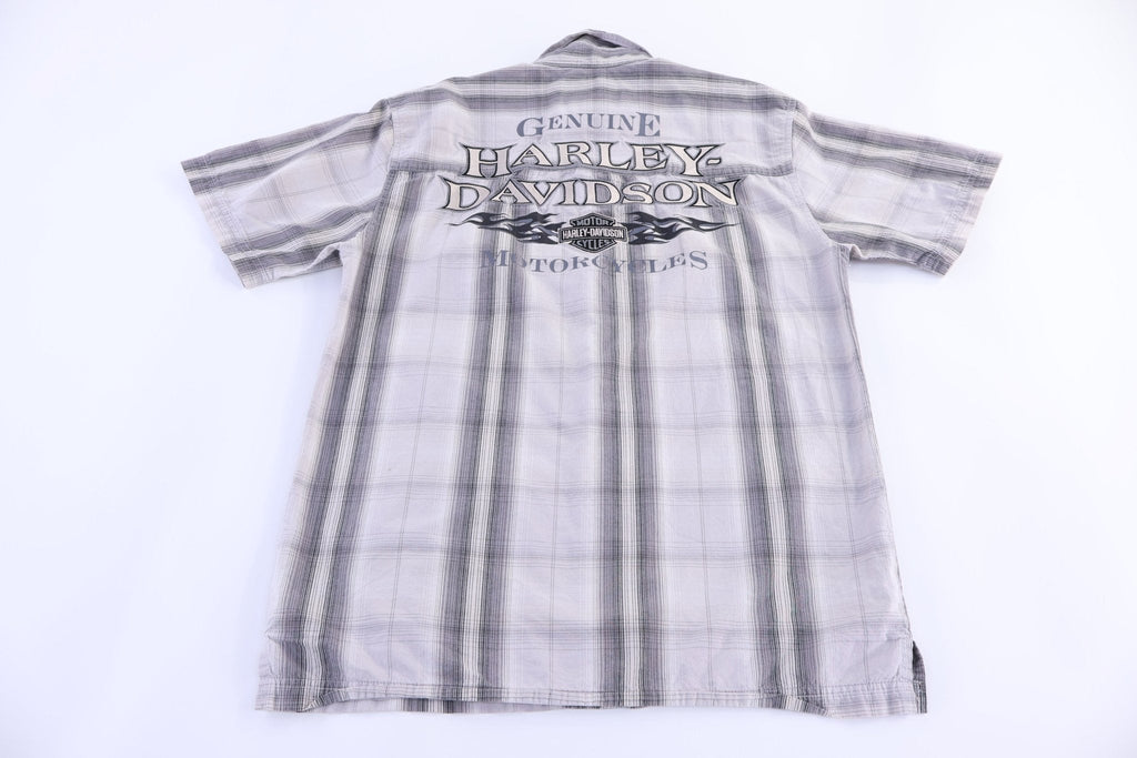 Harley Davidson Motorcycles Short Sleeve Button Down