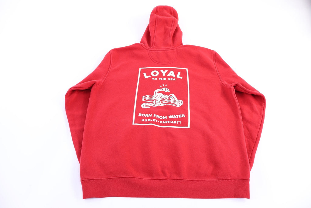 Hurley Loyal To The Sea Red Pullover Hoodie product image 2