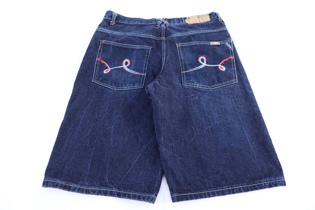 Lifted Research Group Dark Wash Denim Shorts product image 1
