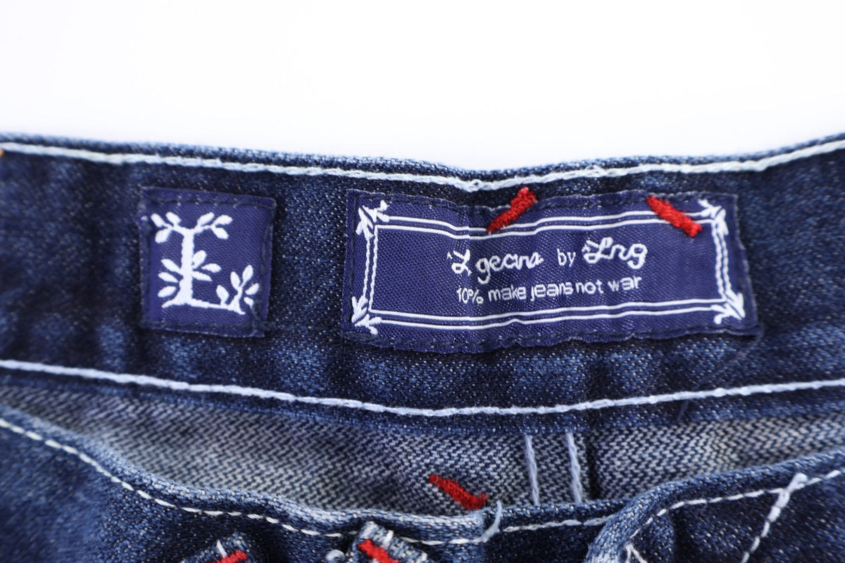 Lifted Research Group Dark Wash Denim Shorts product image 4