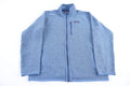 Patagonia Logo Patch Blue Full Zip Sweater