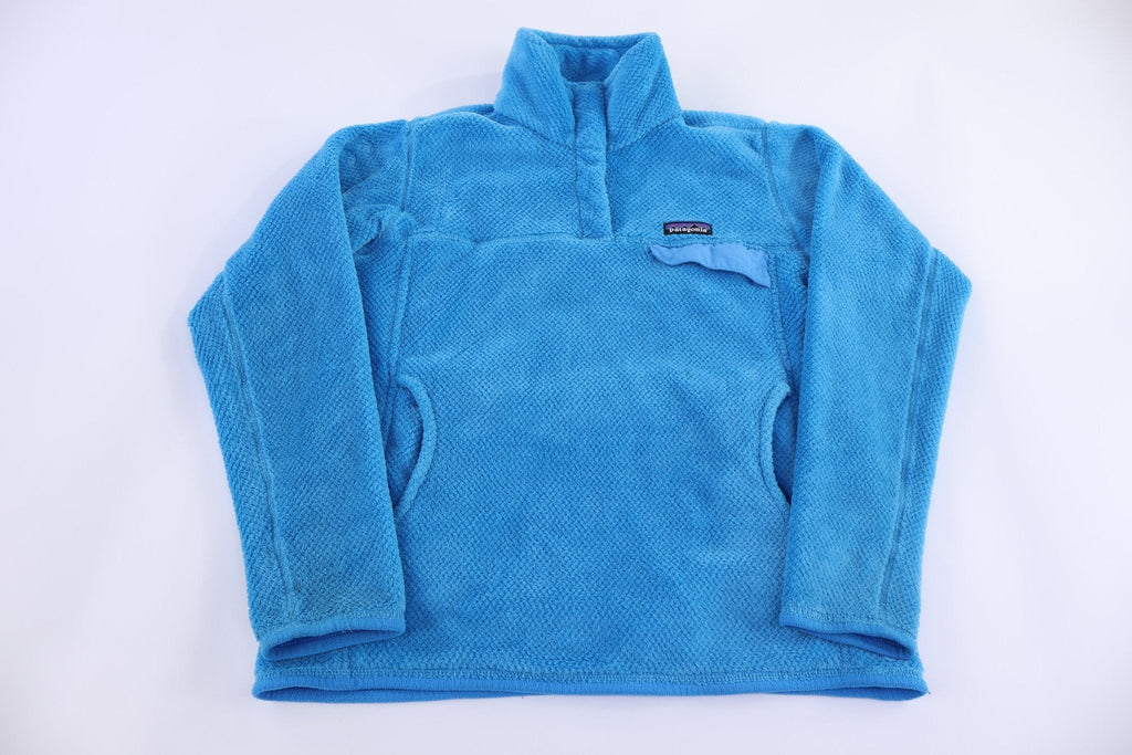 Patagonia Logo Patch Blue Pullover Sweater