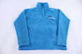 Patagonia Logo Patch Blue Pullover Sweater