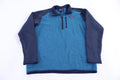 Patagonia Logo Patch Blue Quarter Zip Pullover
