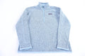 Patagonia Logo Patch Blue Quarter Zip Sweater