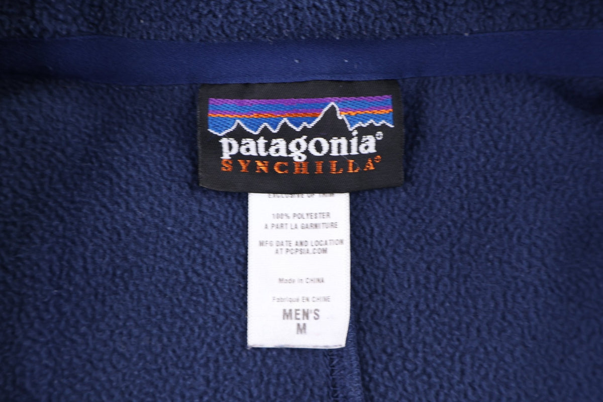 Patagonia Synchilla Blue Full Zip Sweater