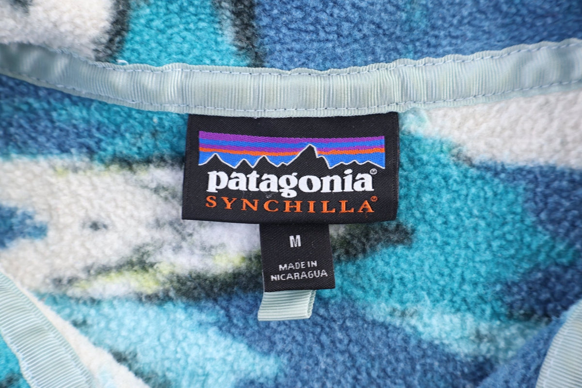 Patagonia Synchilla Logo Patch Snap-T Fleece Pullover