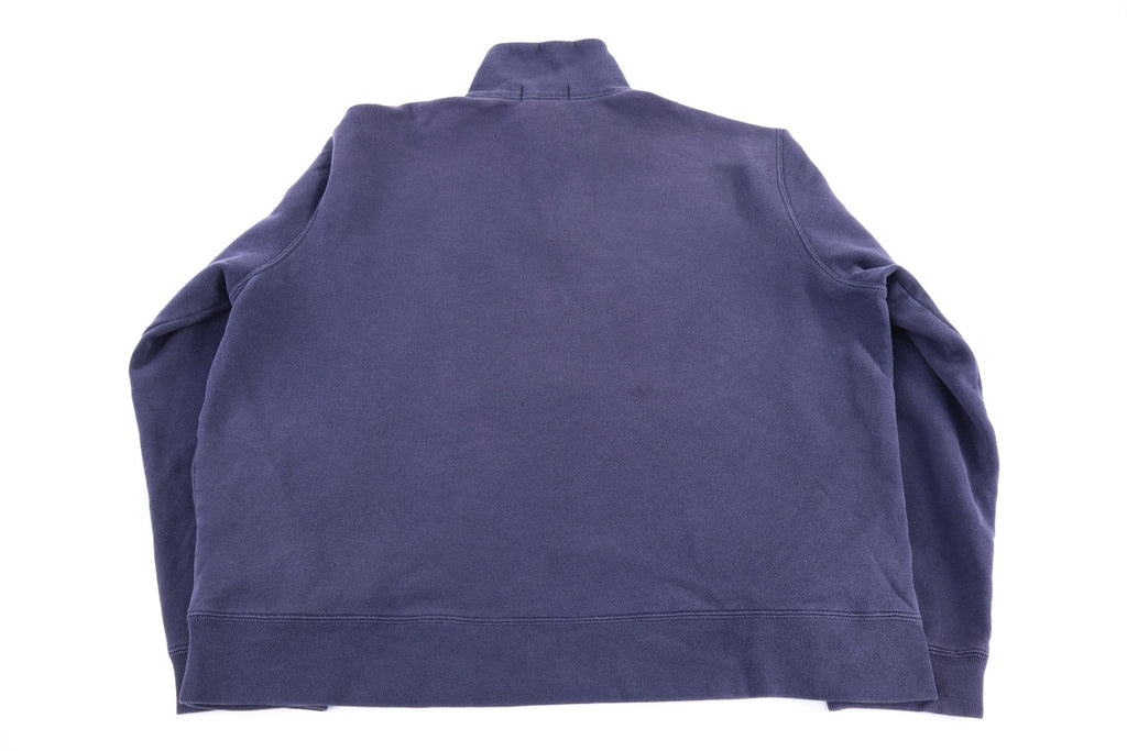 Polo by Ralph Lauren Embroidered Logo Blue Quarter Zip Sweater