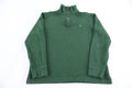Polo by Ralph Lauren Embroidered Logo Green Quarter Zip Sweater