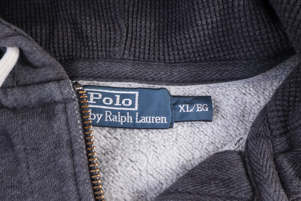 Polo by Ralph Lauren Embroidered Logo Grey Full Zip Hoodie product image 4