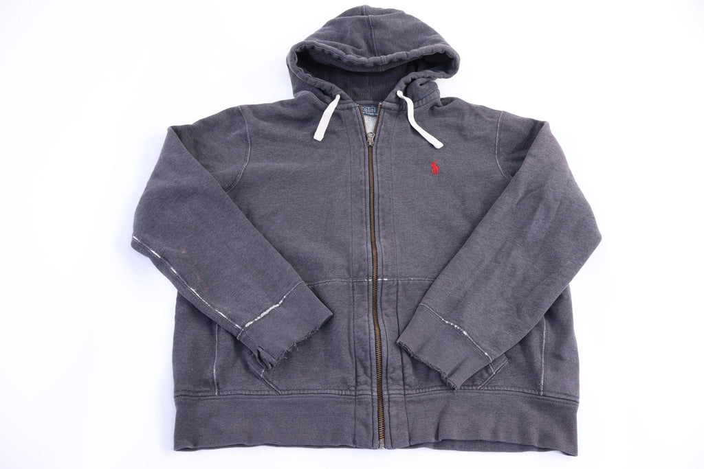 Polo by Ralph Lauren Embroidered Logo Grey Full Zip Hoodie product image 1