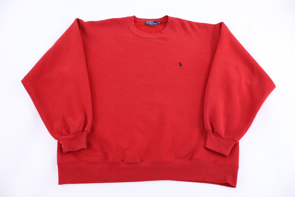 Polo by Ralph Lauren Embroidered Logo Red Sweater product image 1