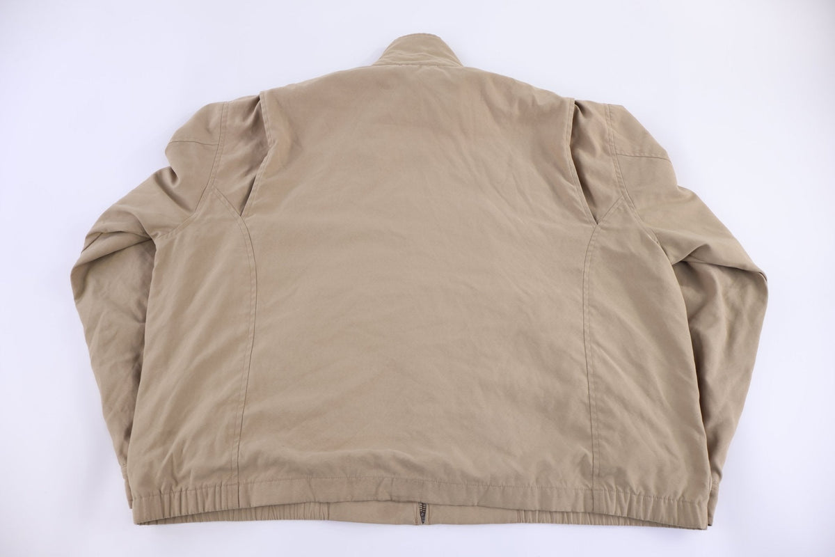 Polo by Ralph Lauren Embroidered Logo Tan Full Zip Jacket product image 2