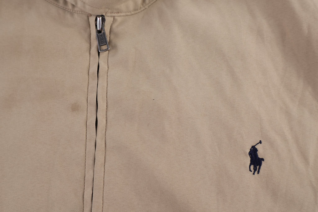 Polo by Ralph Lauren Embroidered Logo Tan Full Zip Jacket product image 3