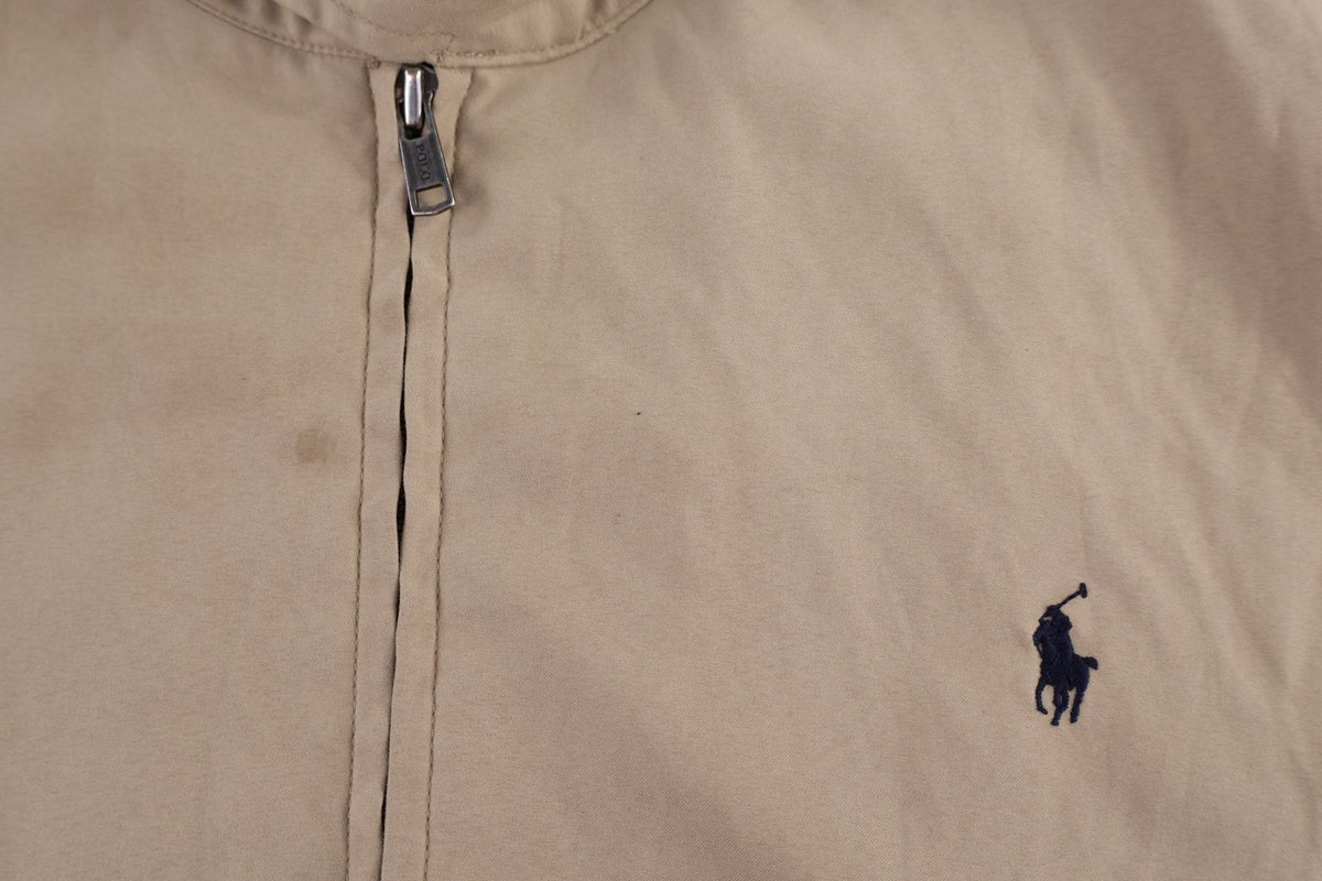 Polo by Ralph Lauren Embroidered Logo Tan Full Zip Jacket product image 3