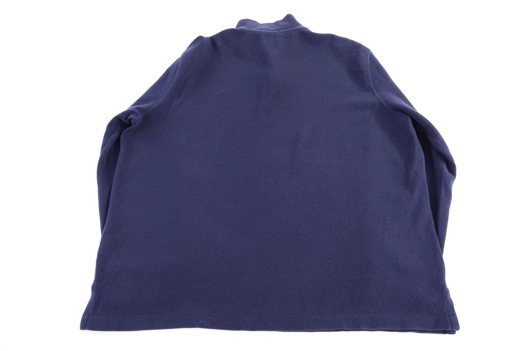 Polo Ralph Lauren Embroidered Logo Blue Quarter Zip Sweater