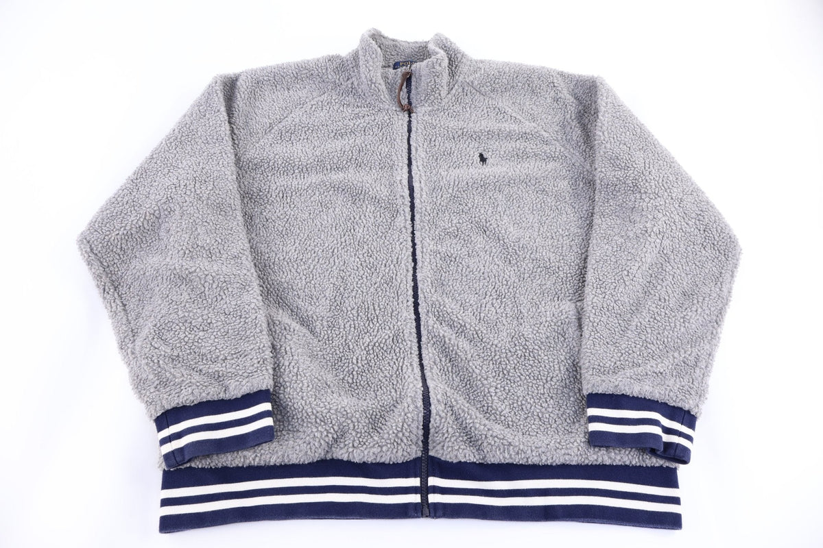 Polo Ralph Lauren Embroidered Logo Grey Full Zip Jacket product image 1