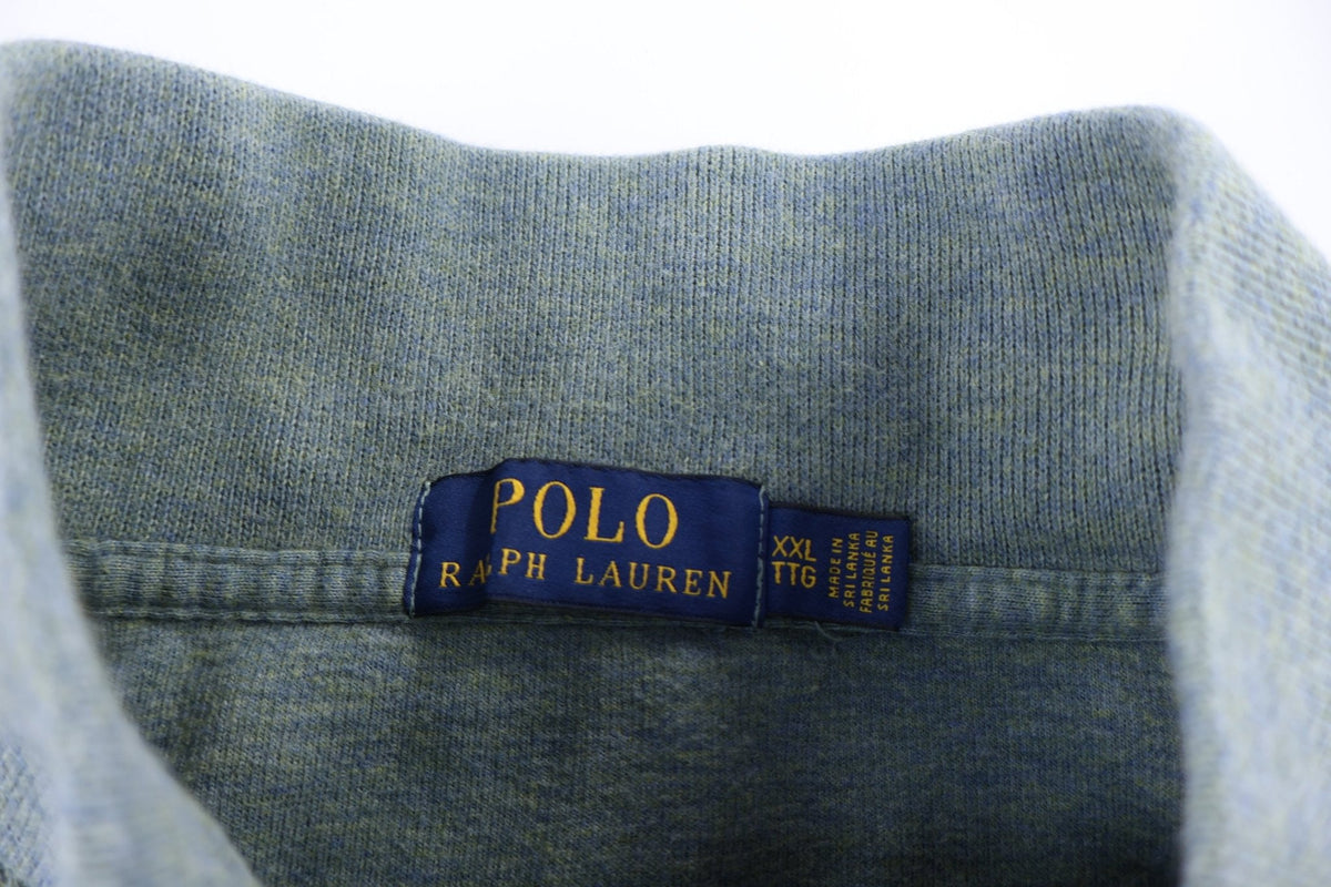 Polo Ralph Lauren Embroidered Logo Quarter Zip Sweater