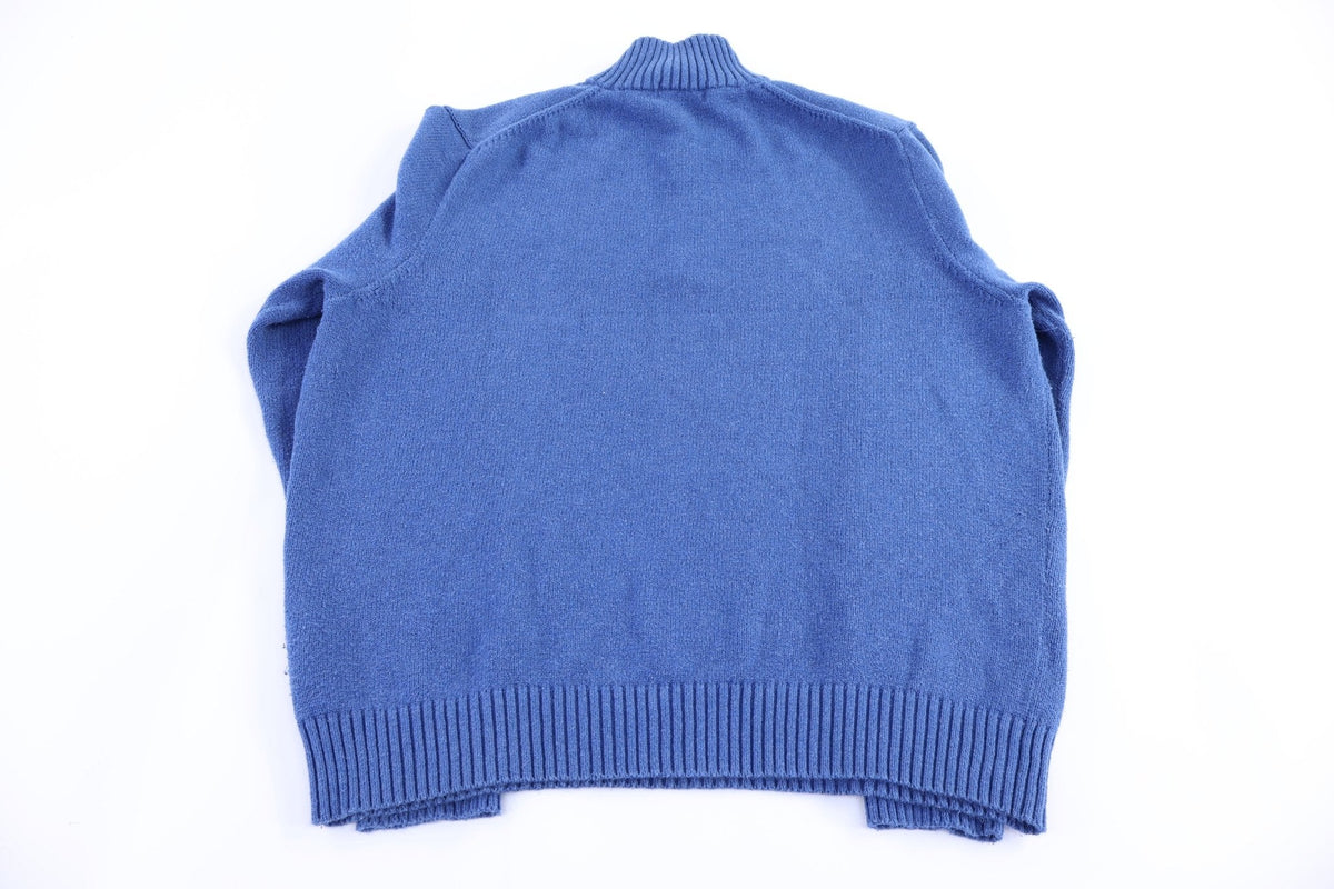 Polo Ralph Lauren Embroidered Logo Quarter Zip Sweater