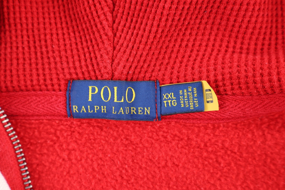 Polo Ralph Lauren Embroidered Logo Red Full Zip Jacket product image 3