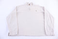 Polo Ralph Lauren Embroidered Logo Tan Quarter Zip Sweater