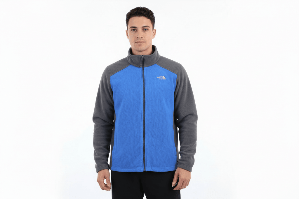 The North Face Blue & Grey Full Zip Fleece Jacket product image 1