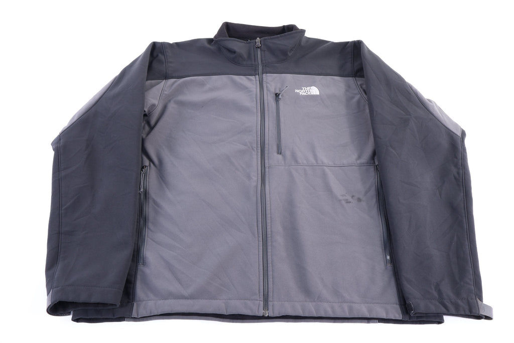 The North Face Embroidered Logo Grey & Black Full Zip Jacket product image 1