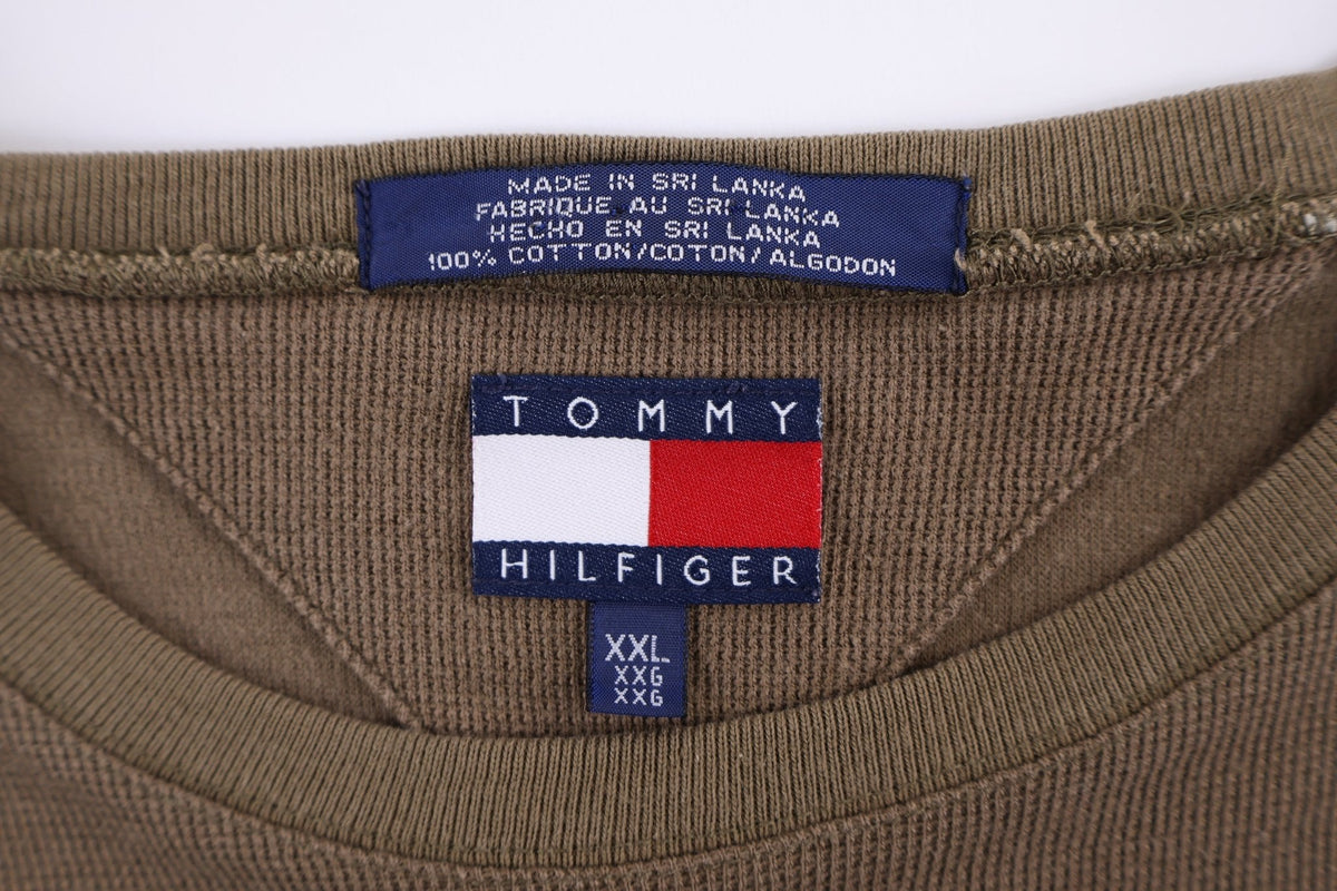 Tommy Hilfiger Khaki Waffle LS T-shirt product image 3