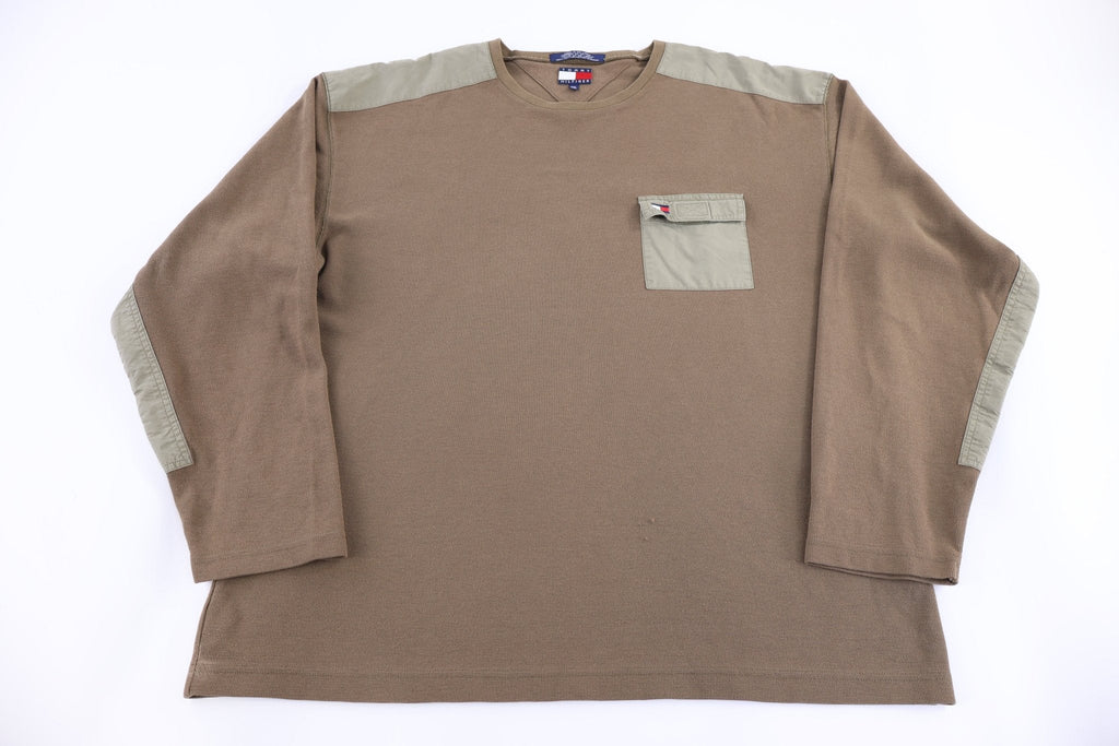 Tommy Hilfiger Khaki Waffle LS T-shirt product image 1