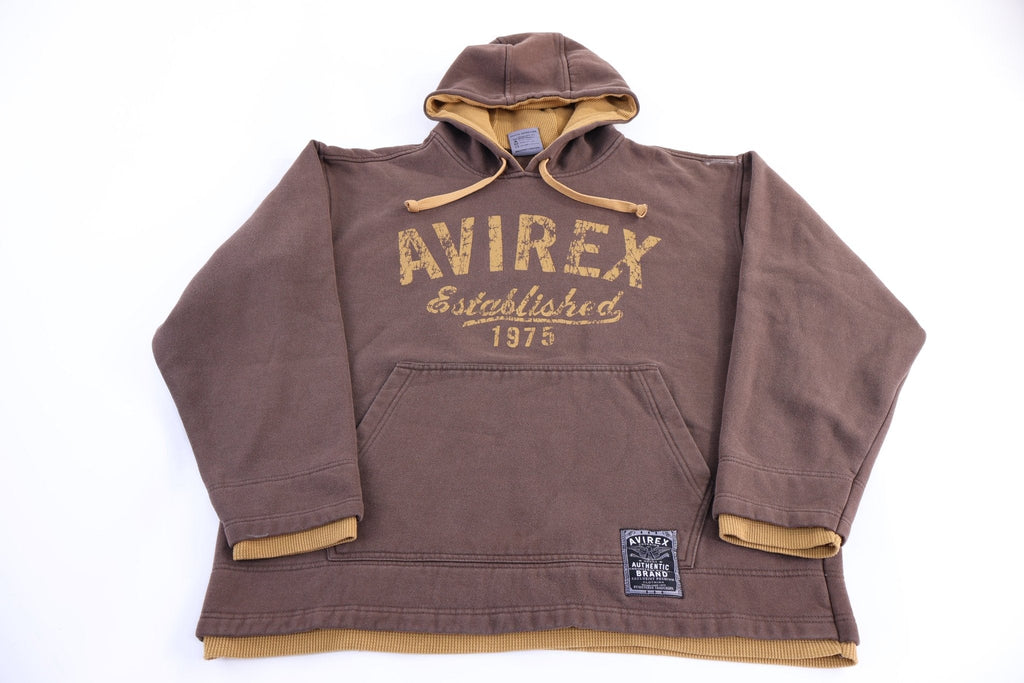 Vintage Avirex Authentic Brown Pullover Hoodie product image 1