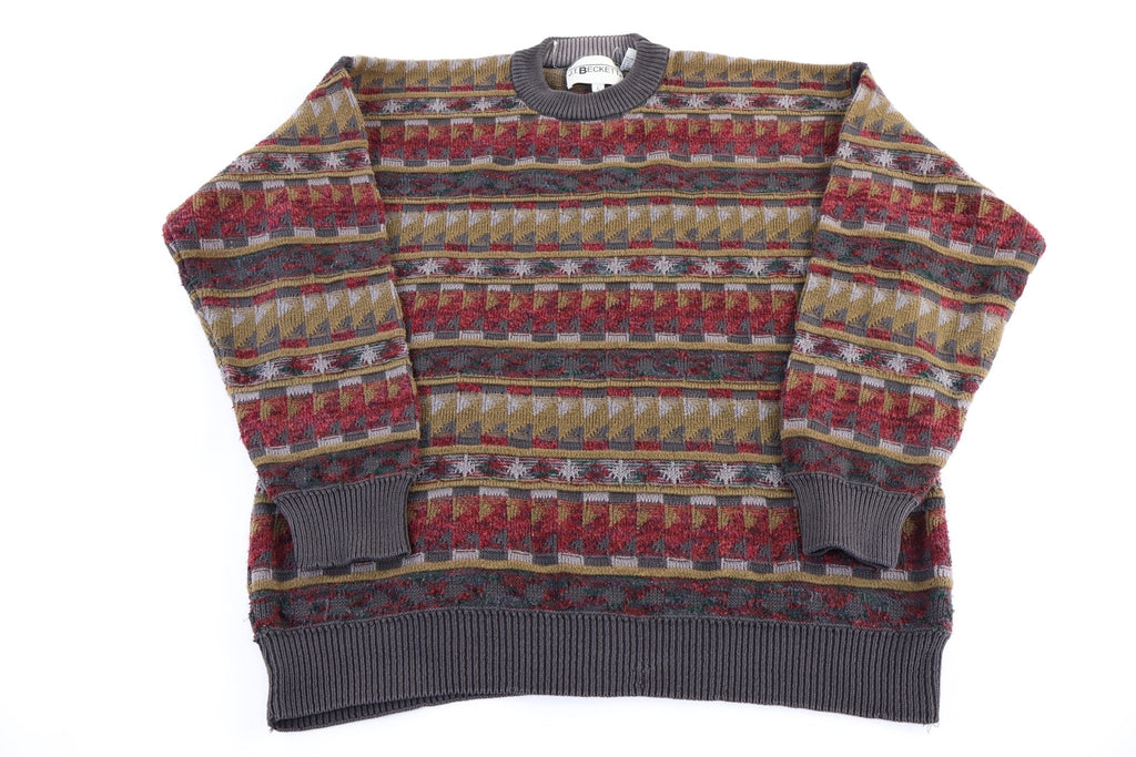 Vintage Beckett Multipatterned Knit Sweater