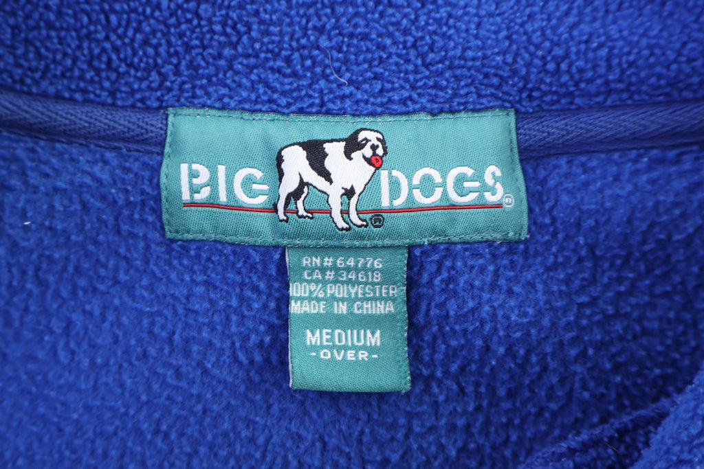 Vintage Big Dogs Embroidered Logo Quarter Fleece Pullover product image 3