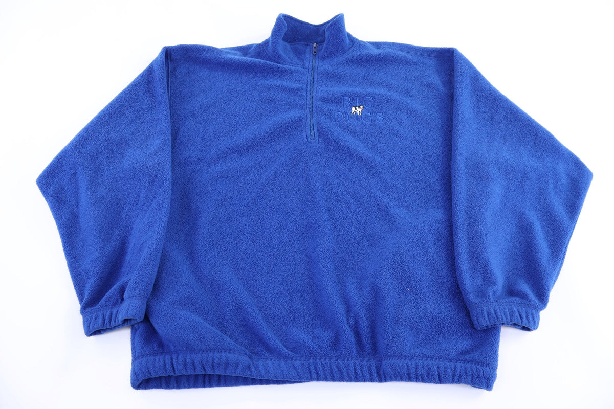 Vintage Big Dogs Embroidered Logo Quarter Fleece Pullover product image 1