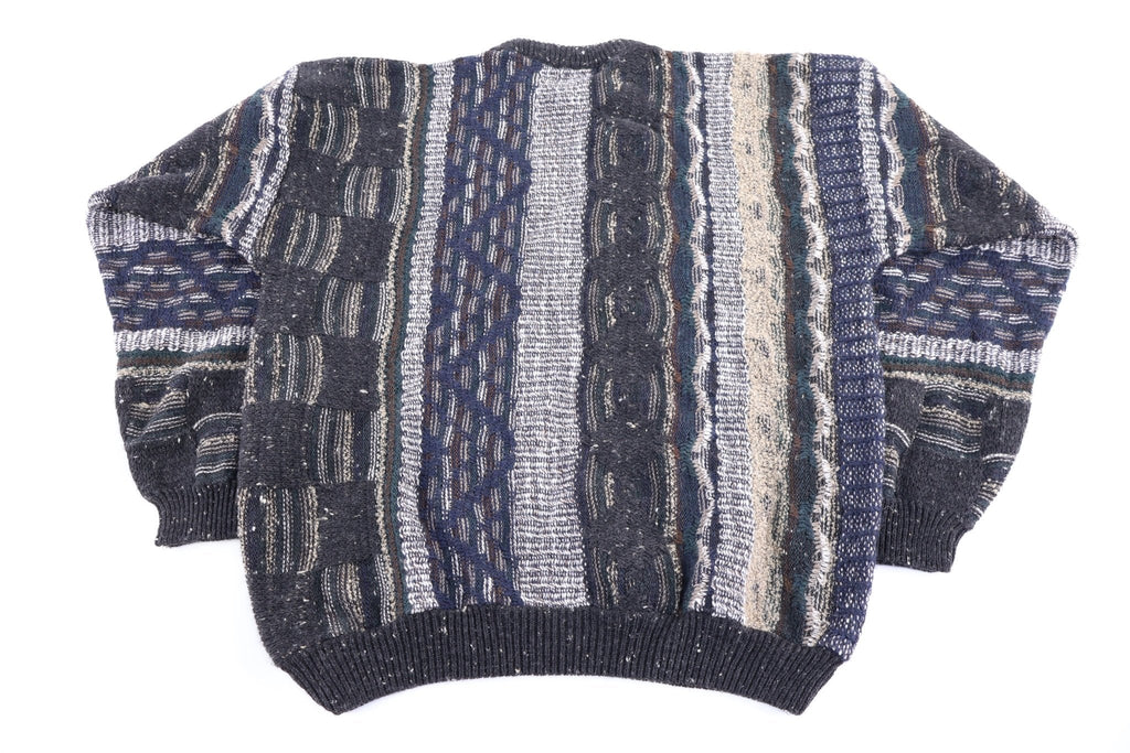 Vintage Grafico Italia Multipattern Knit Sweater