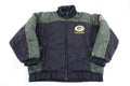 Vintage Green Bay Packers Football Full Zip Jacket product image 1