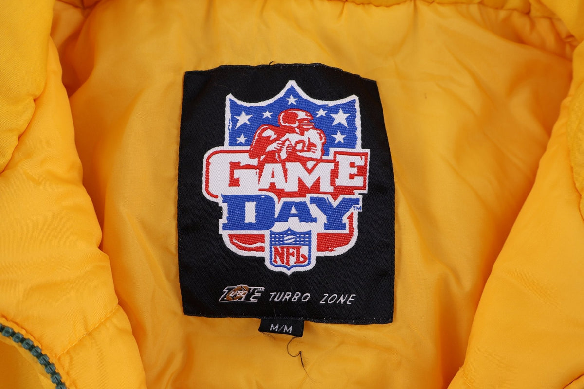 Vintage Green Day Packers Football Puffer Jacket product image 4