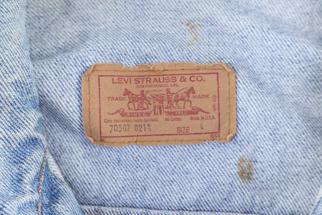 Vintage Levi's Light Wash Denim Jacket product image 4