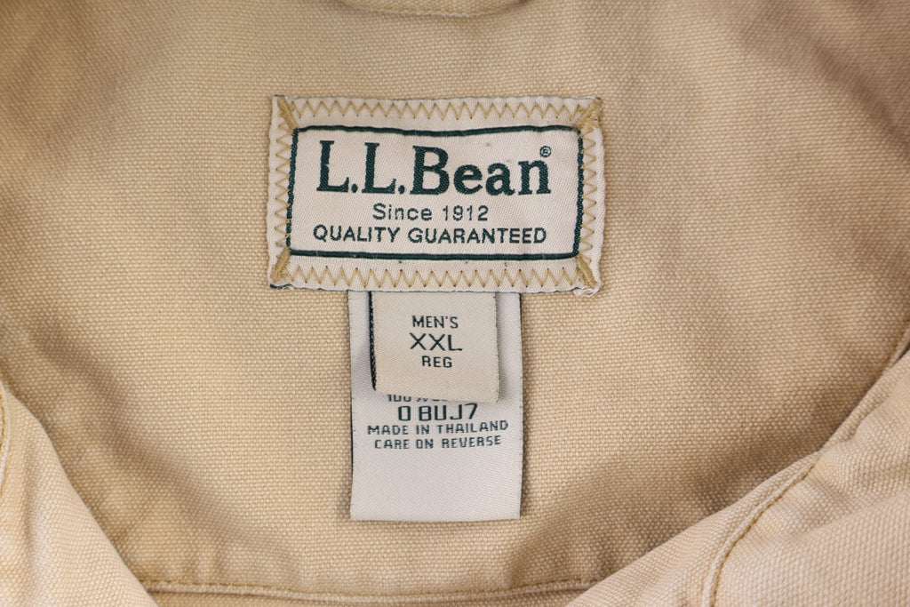 Vintage L.L. Bean Tan Full Zip Jacket product image 3