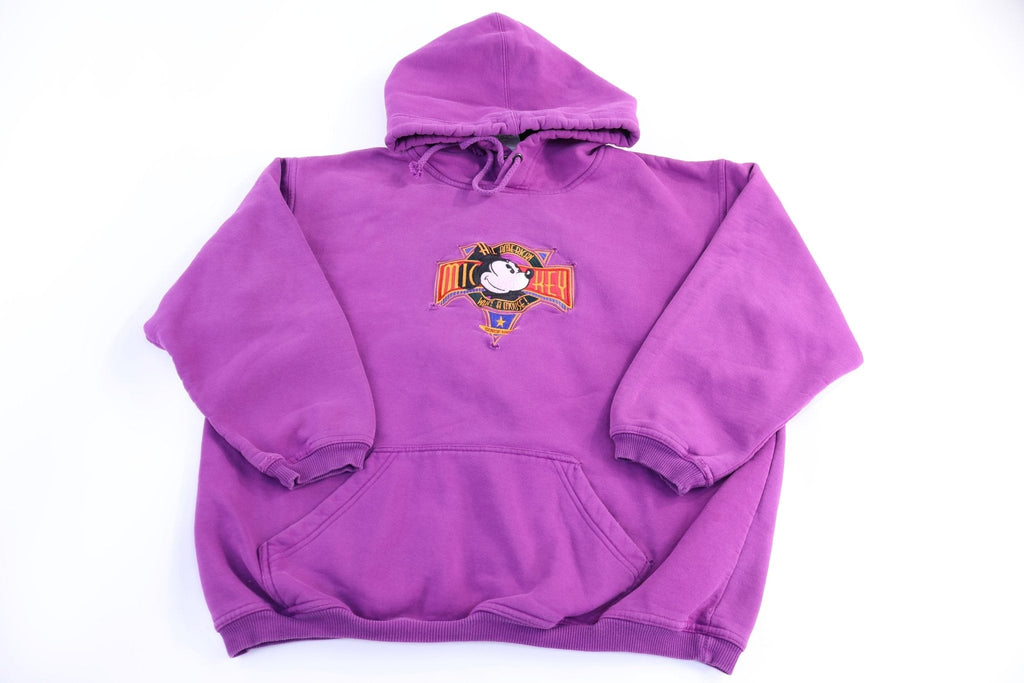 Vintage Mickey Mouse Embroidered Pullover Hoodie product image 1