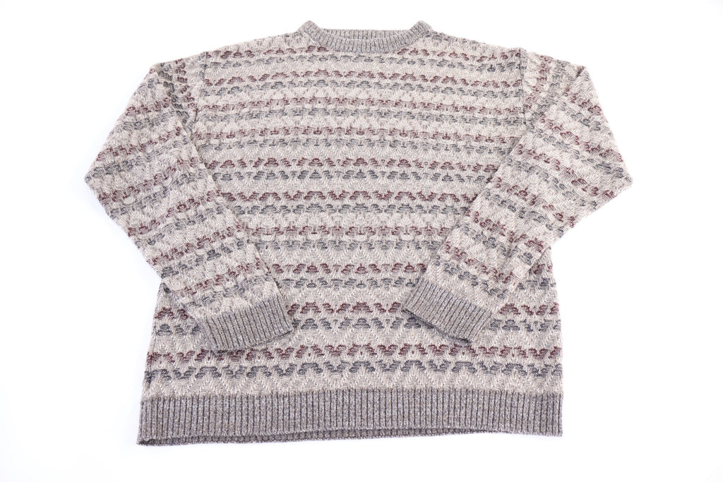Vintage Munsing Wear Multipattern Knit Sweater