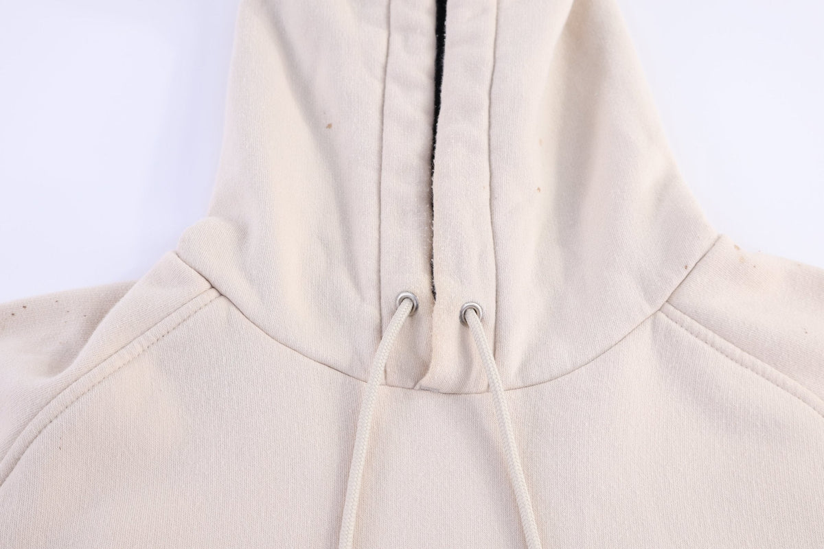 Vintage Nike Embroidered Logo Cream Pullover Hoodie product image 4