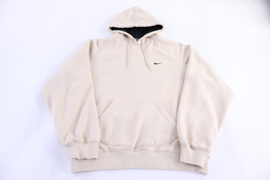 Vintage Nike Embroidered Logo Cream Pullover Hoodie product image 2