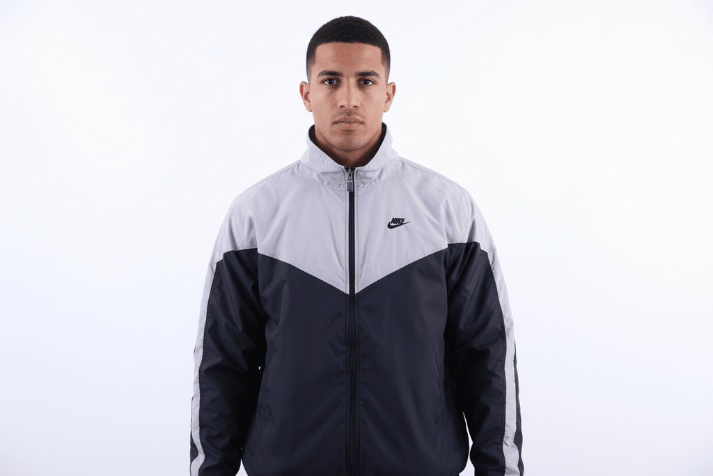 Vintage Nike Embroidered Logo Grey & Black Full Zip Jacket product image 1
