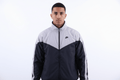 Vintage Nike Embroidered Logo Grey & Black Full Zip Jacket product image 1