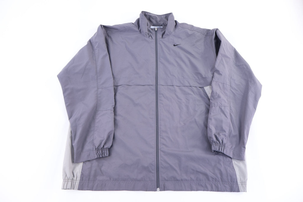 Vintage Nike Embroidered Logo Grey Full Zip Jacket product image 1