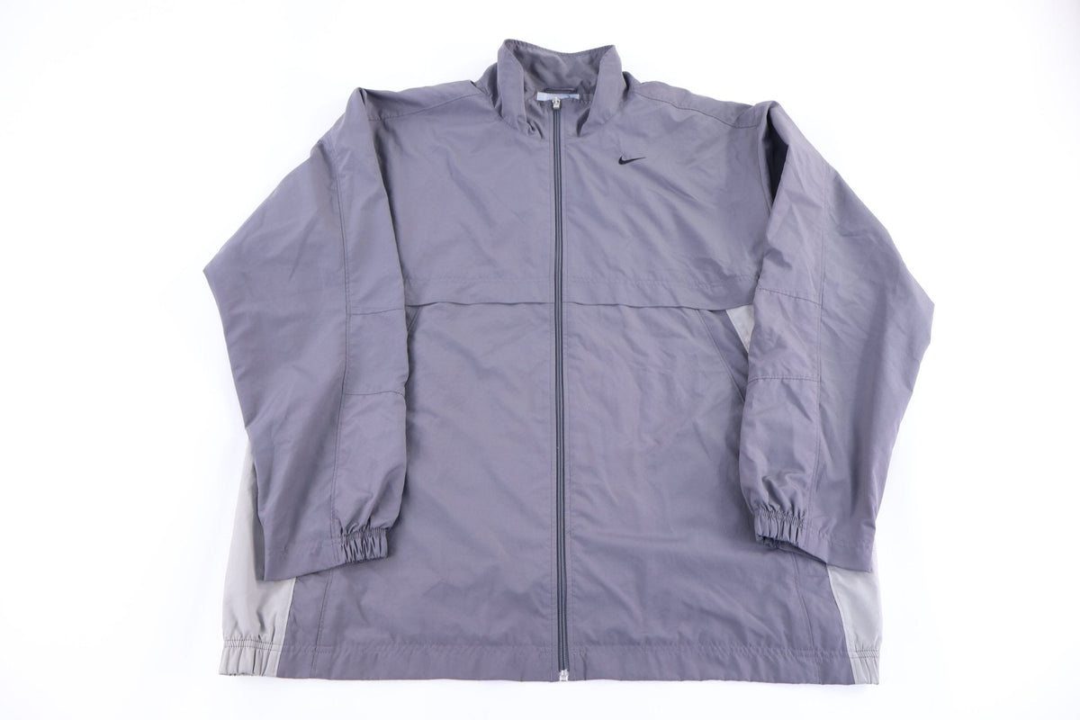 Vintage Nike Embroidered Logo Grey Full Zip Jacket product image 1