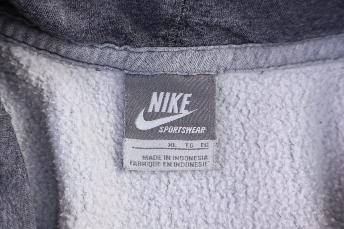 Vintage Nike Embroidered Logo Grey Pullover Hoodie product image 5